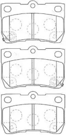 Комплект тормозных колодок AISIN A2N118